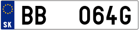 Truck License Plate